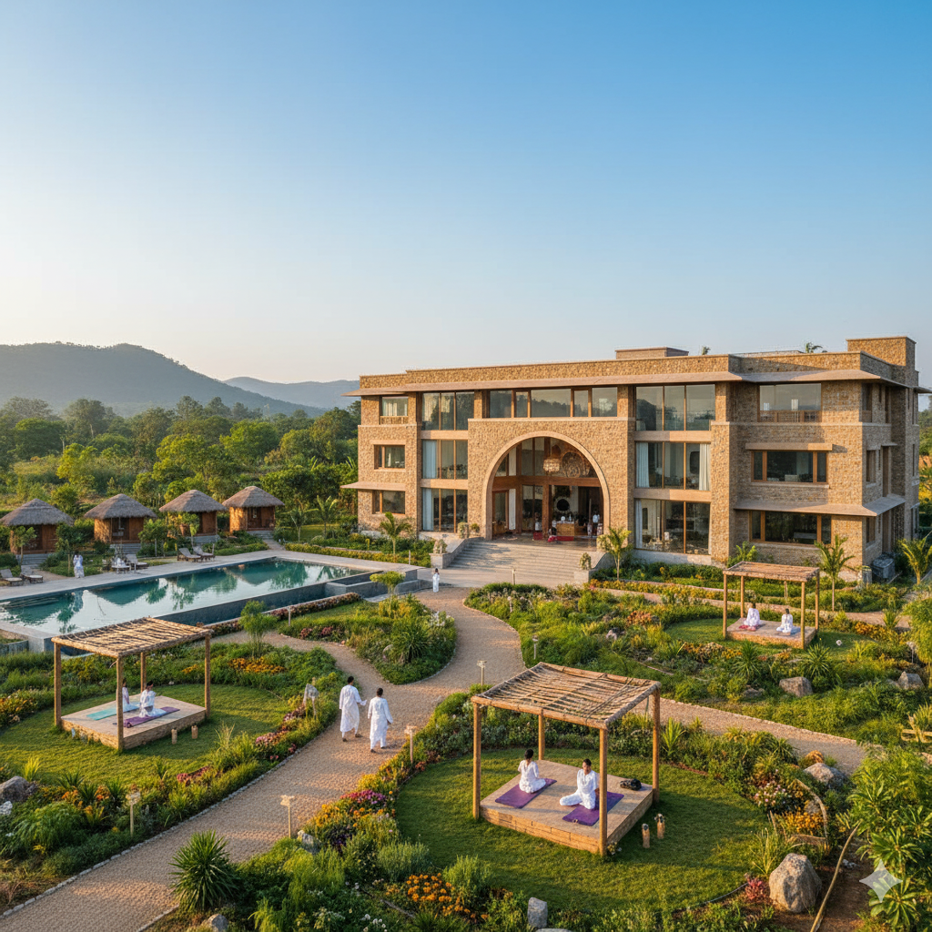 २. प्राकृतिक चिकित्सा केंद्र तयार करणे.